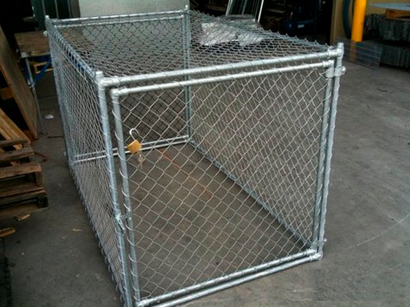 Клетка из сетки рабица